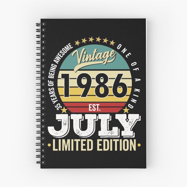 Item preview, 35 Years Of Being Awesome - One Of A Kind Limited Edition - 1986 Vintage 35s Retro, Classic, Cool, July Birthday.  designed and sold by ALITOPRINCE.