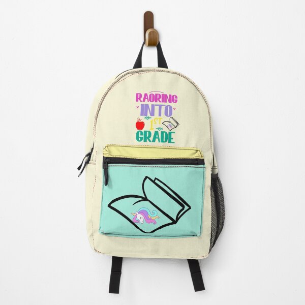 Item preview, hello second grade kids and baby Raoring into 1st grade boy girl preschool 2021 unicorn design designed and sold by KHELISTORE.
