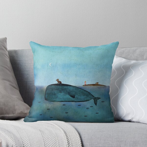 Item preview, Whale and dog watercolor designed and sold by Oksana Tarasova.