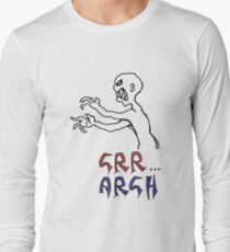 grr...argh with colour Long Sleeve T-Shirt