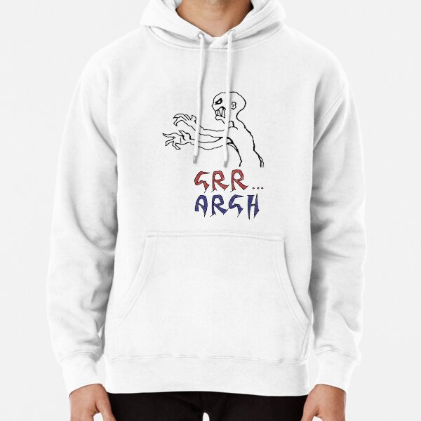 grr...argh with colour Pullover Hoodie