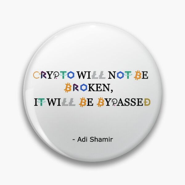 Item preview, Crypto Will Not Be Broken designed and sold by Anthony Joseph Latorre.