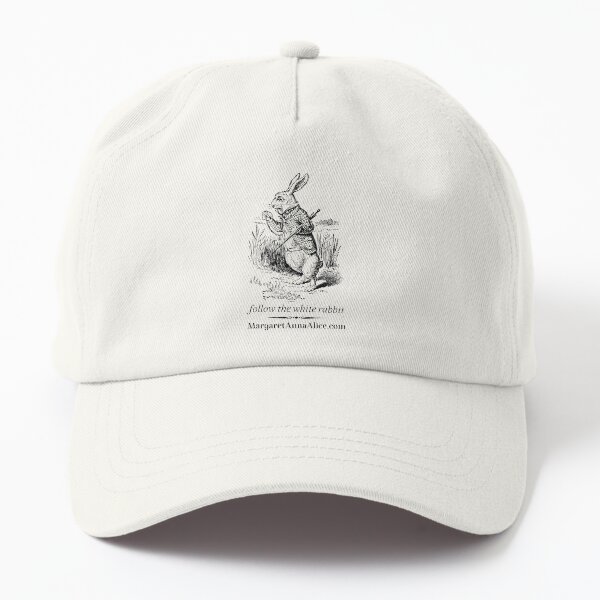 Margaret Anna Alice Through the Looking Glass: Follow the White Rabbit Dad Hat