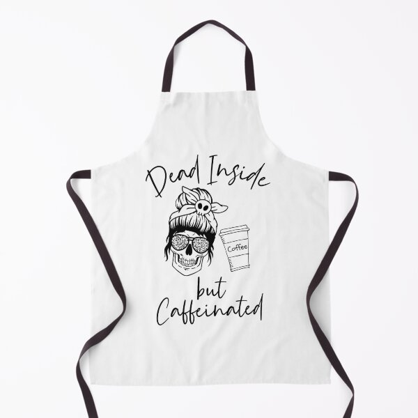 Item preview, Dead Inside but Caffeinated - Funny Skeleton Coffee designed and sold by Supermundane.