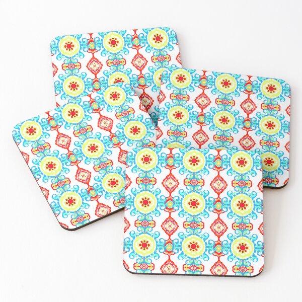 Item preview, Colourful bohemian,tiles,geometric ,mosaic,boho pattern  designed and sold by MariaMarinova.