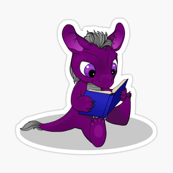 Perse Lectio, the little ACE dragon Sticker