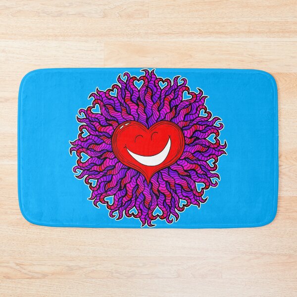 Item preview, Happy Heart - Psychedelic Happy Heart - Psychedelic Heart - Rainbow Fun Love designed and sold by ptelling.