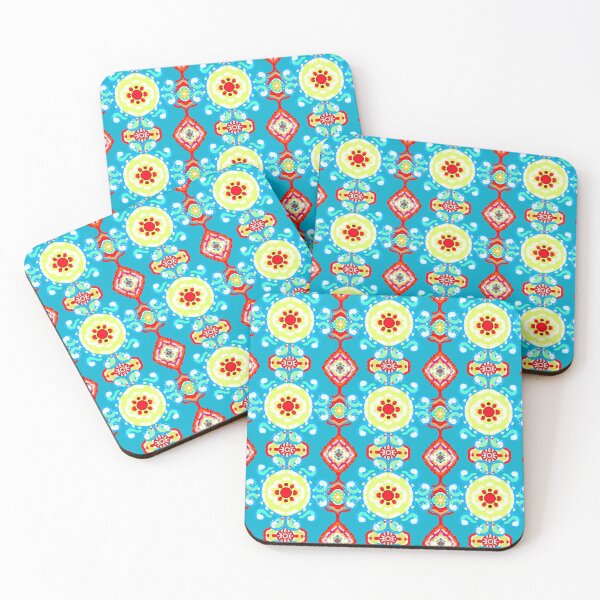 Item preview, Colourful bohemian,tiles,geometric ,mosaic,boho pattern  designed and sold by MariaMarinova.