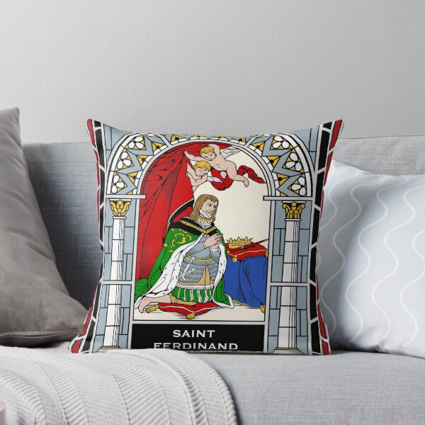 Item preview, ST FERDINAND OF CASTILE under STAINED GLASS designed and sold by CatholicSaints.