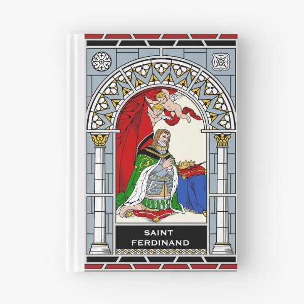 Item preview, ST FERDINAND OF CASTILE under STAINED GLASS designed and sold by CatholicSaints.
