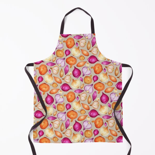 Item preview, Onions Only on Beige  designed and sold by MilaMooDesigns.