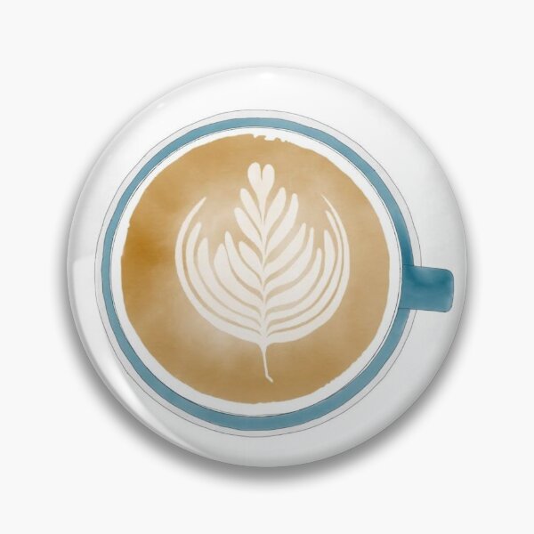 Item preview, Flat white coffee illustraion designed and sold by F13JOY.