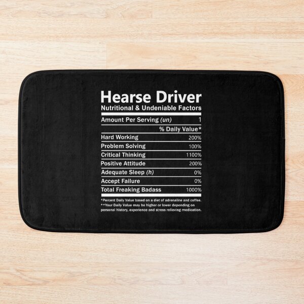 Item preview, Hearse Driver T Shirt - Nutritional And Undeniable Factors Gift Item Tee designed and sold by uillamab.