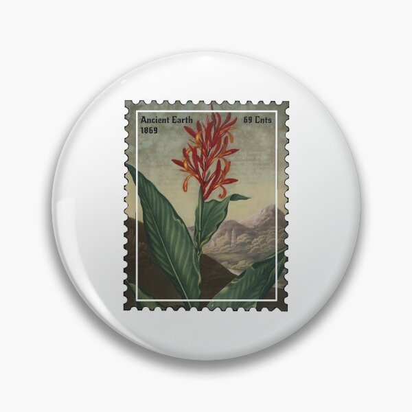 Item preview, Vintage Botany Plants Stamp designed and sold by PodiShawna.