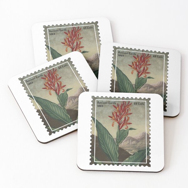 Item preview, Vintage Botany Plants Stamp designed and sold by PodiShawna.