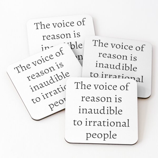 Item preview, Voice of reason - Inaudible to irrational people designed and sold by For the love of Pixels.
