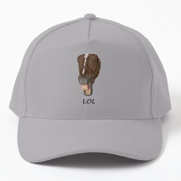 Laughing horse, LOL Baseball Cap