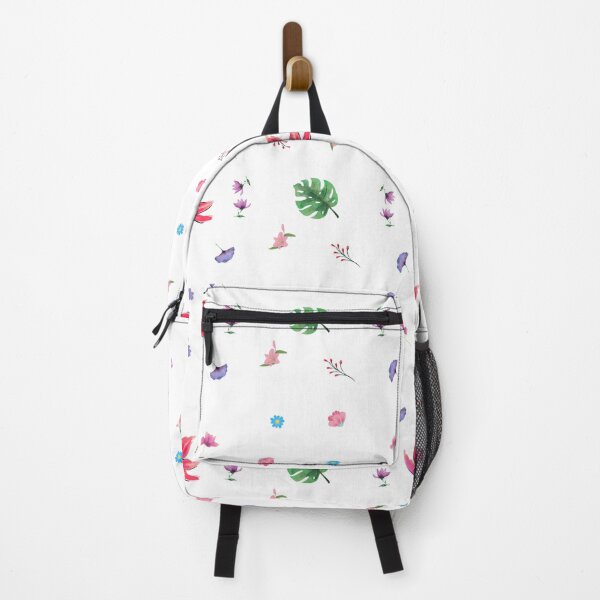 Item preview, Floral pattern with pink, purple, blue flowers designed and sold by NikitaAg.