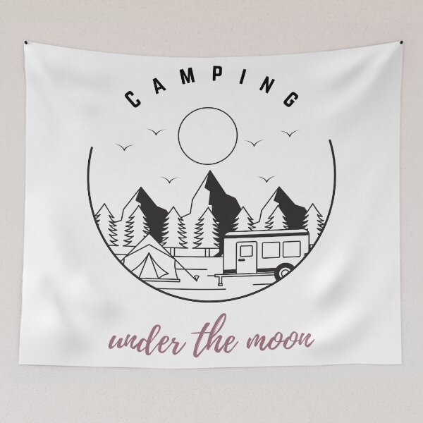 Item preview, Camping Under The Moon designed and sold by Winter--Flowers.