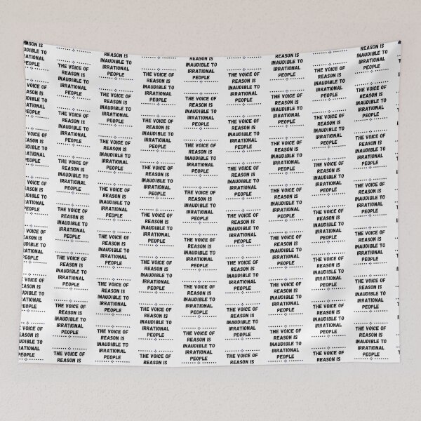 Item preview, Voice of reason - Inaudible to irrational people designed and sold by For the love of Pixels.
