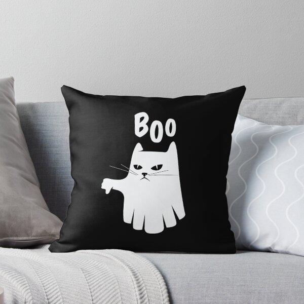 Item preview, Cat Ghost Boo Disapproving designed and sold by AwesomeProject.