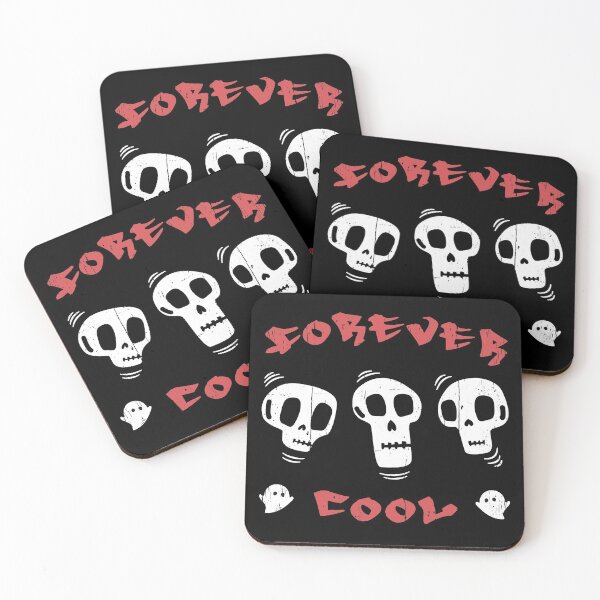 Item preview, Forever Cool - Skulls & Ghosts designed and sold by Happy Puppy Print On Demand.