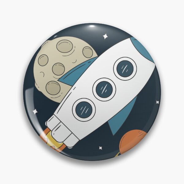 Item preview, National Moon Day sticker designed and sold by Buzzbazaar.