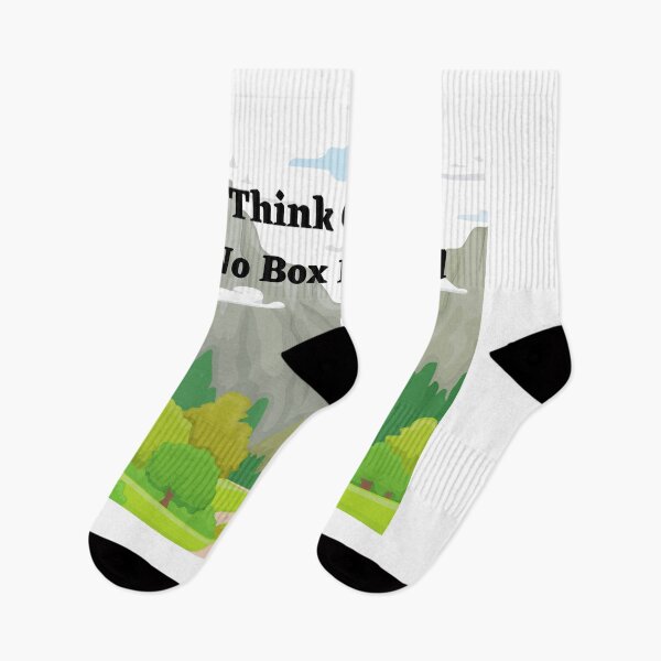 Item preview, Think Outside No Box Required Mountain Scene designed and sold by Darlene Douglas-Jackson.