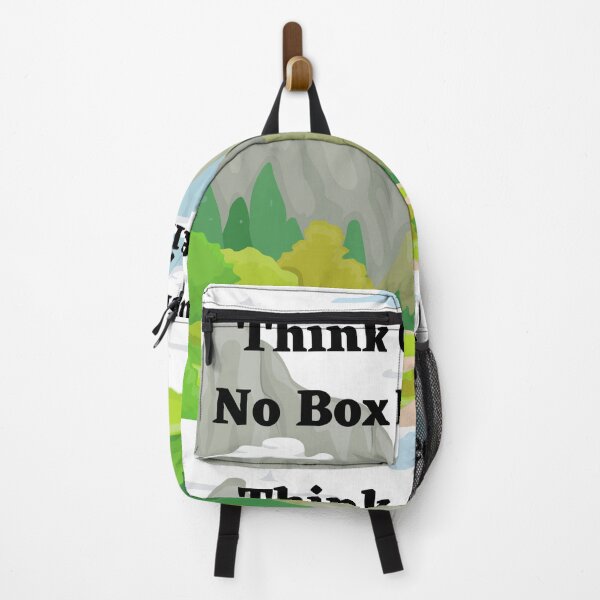 Item preview, Think Outside No Box Required Mountain Scene designed and sold by Darlene Douglas-Jackson.