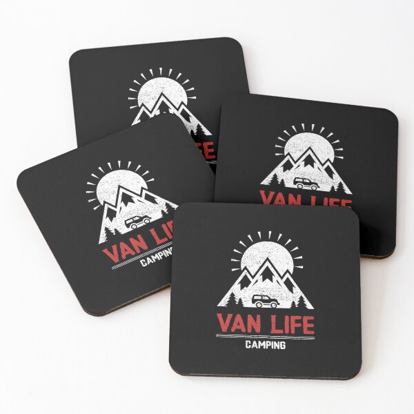 Item preview, Van Life Camping Truck Van Mountains Sun. designed and sold by Rene-Greff.