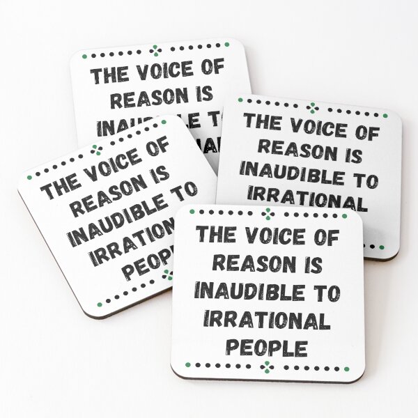 Item preview, Voice of reason - Inaudible to irrational people designed and sold by For the love of Pixels.