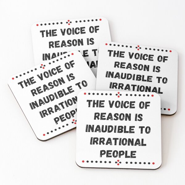 Item preview, Voice of reason - Inaudible to irrational people designed and sold by For the love of Pixels.