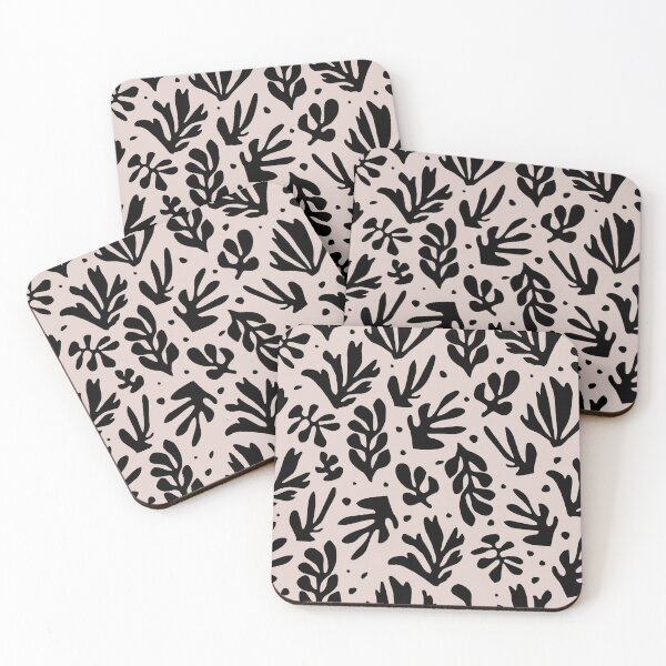 Artikelvorschau, Henri Matisse Cutout Flowers, Papier Decoupes Art black, Matisse Cutout's entworfen und verkauft von re-make-.