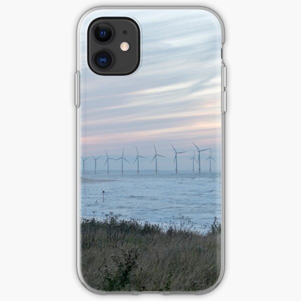 Redcar, wind turbines iPhone Soft Case