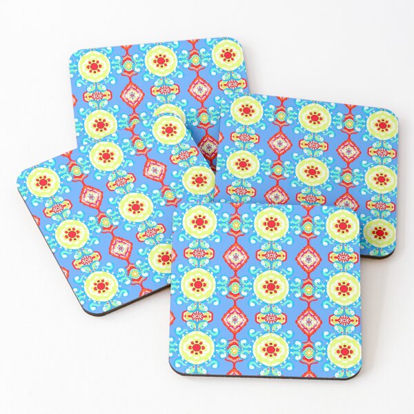 Item preview, Colourful bohemian,tiles,geometric ,mosaic,boho pattern  designed and sold by MariaMarinova.