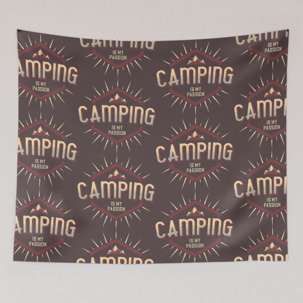 Item preview, Mountain Camping Vector Typography  designed and sold by Cre8iveSkill.