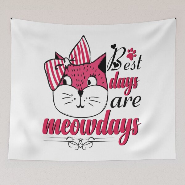 Item preview, BEST DAYS ARE MEOWDAYS  designed and sold by hongdushirts.