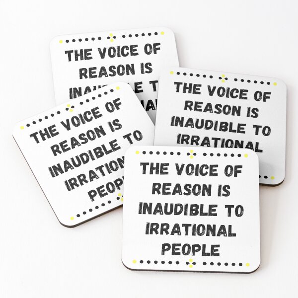 Item preview, Voice of reason - Inaudible to irrational people designed and sold by For the love of Pixels.