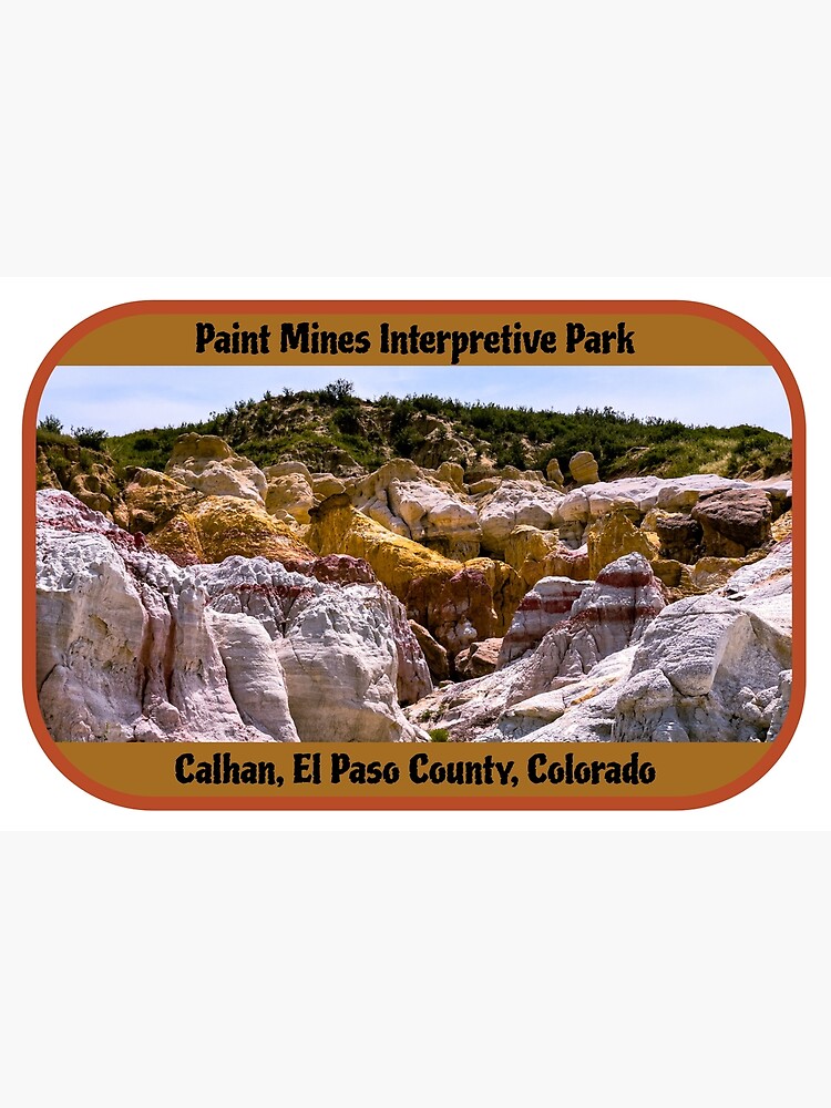 "Paint Mines interpretive park El Paso County Colorado" Poster by