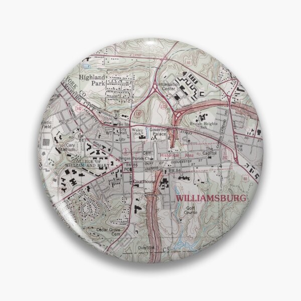 Item preview, Williamsburg VA Map (1981) Colonial Virginia City & Street Atlas designed and sold by BravuraMedia.
