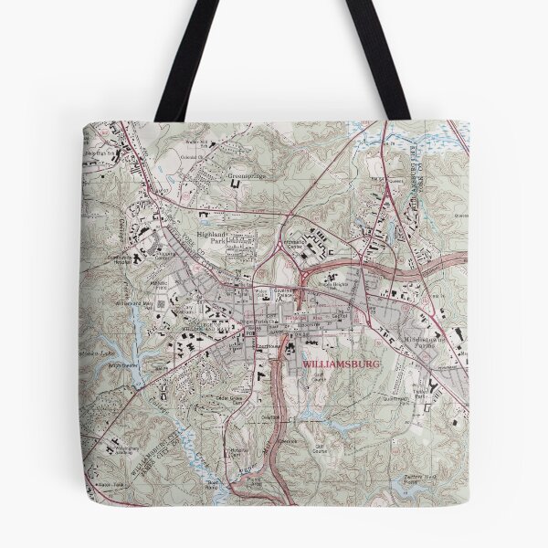 Item preview, Williamsburg VA Map (1981) Colonial Virginia City & Street Atlas designed and sold by BravuraMedia.