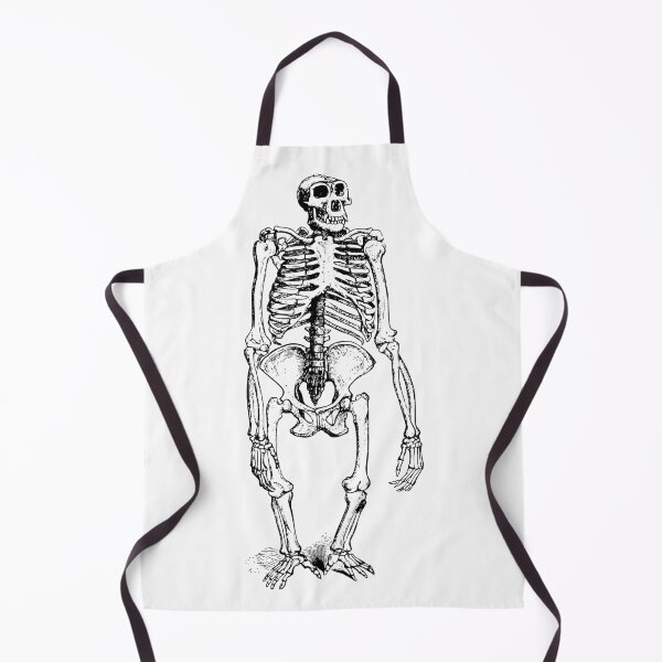 Item preview, Gorilla Skeleton Vintage Print designed and sold by PorcelaineGhost.