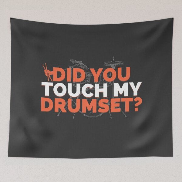 Item preview, Don't touch my drumset!! designed and sold by Scott Black.