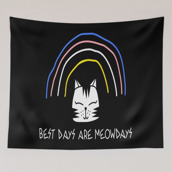 Item preview, Best days are meowdays - funny designed and sold by hongdushirts.