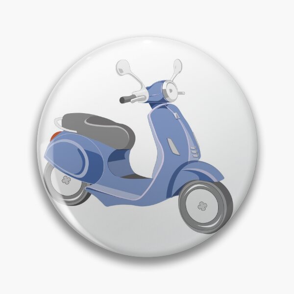 Artikelvorschau, blauer Roller, Roller, Motorroller, Verkehr, Transport entworfen und verkauft von KatrinKoty.