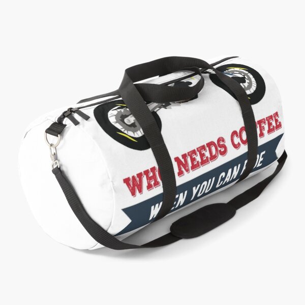 Item preview, Motorcycle Husqvarna 701 quote Who Needs Coffee When You Can Ride designed and sold by WiredDesigns.