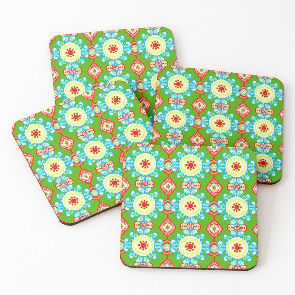 Item preview, Colourful bohemian,tiles,geometric ,mosaic,boho pattern  designed and sold by MariaMarinova.