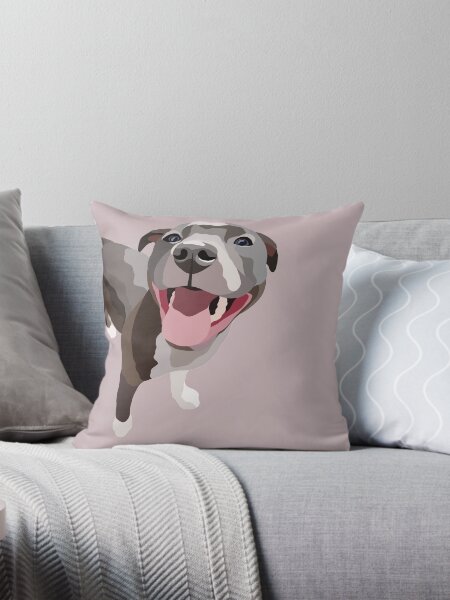 Item preview, Staffy Tongue Out Dog Portrait Digital Illustration designed and sold by sherylwylie.