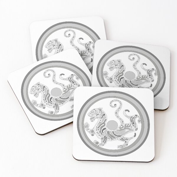 Item preview, White western tiger is symbol # 3. designed and sold by vincentbiollaz.