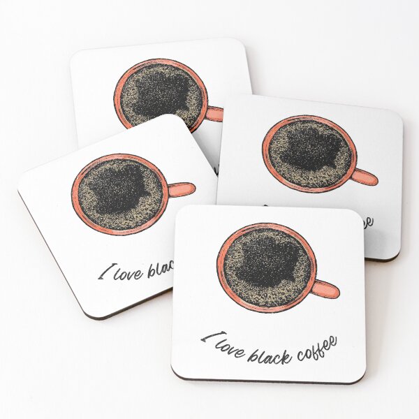 Item preview, I LOVE BLACK COFFEE designed and sold by loooly16.